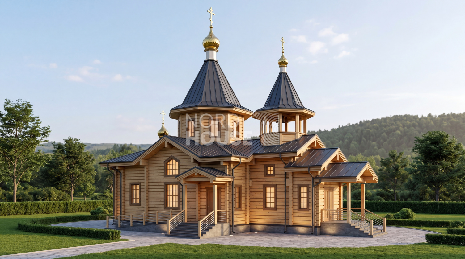 Храм из бруса